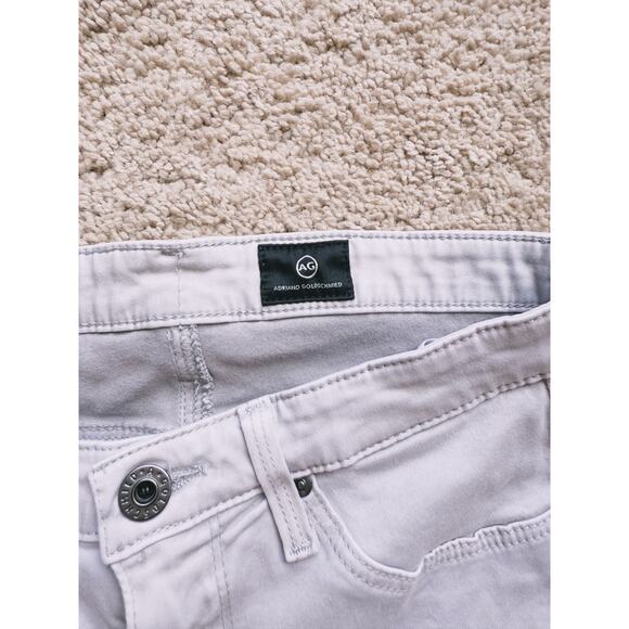 AG Adriano Goldschmied Ankle Skinny Jeans 25R Light Gray Clean Girl Minimalist - Picture 5 of 8